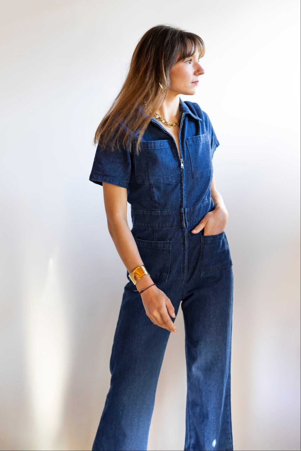 Combinaison en denim – AURA